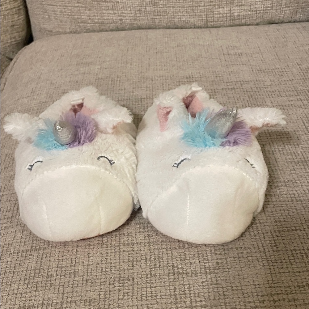 Unicorn Plush Slippers